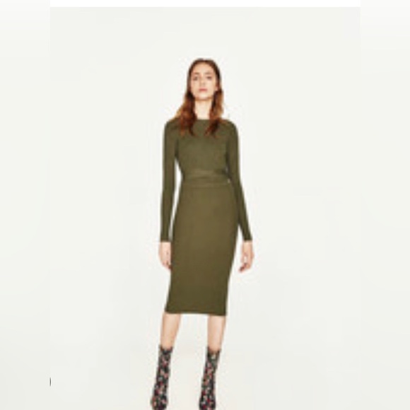 Zara knit midi dress - Picture 2 of 9